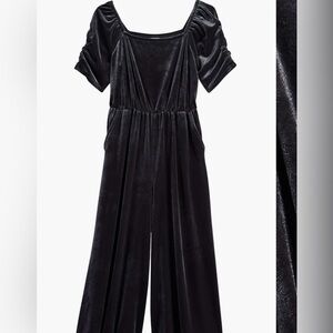 Nordstrom Black Velvet Kids Dress